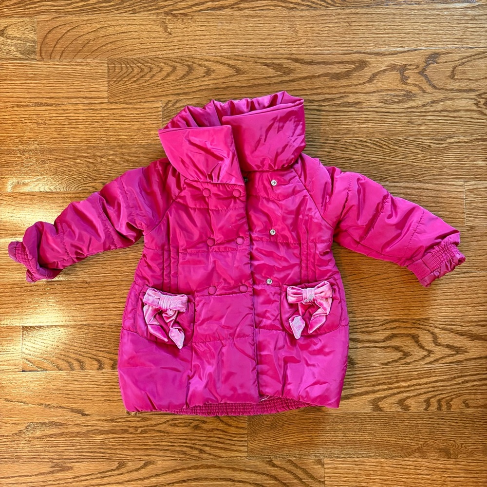 monnalisa hot pink 36M coat